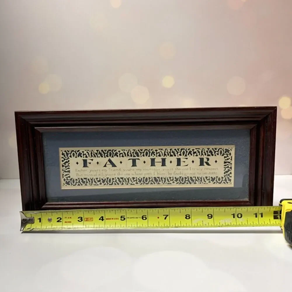 Cindy Jacobs Ltd Father Laser Cut Framed Wall Plaque Christian Decor